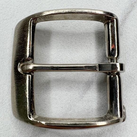 Small Silver Tone Simple Basic Belt Buckle - Picture 1 of 9